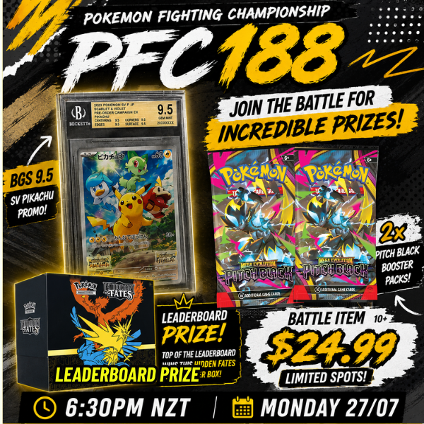 MONDAY NIGHT STREAM – LIVE POKEMON FIGHTING CHAMPIONSHIP 188