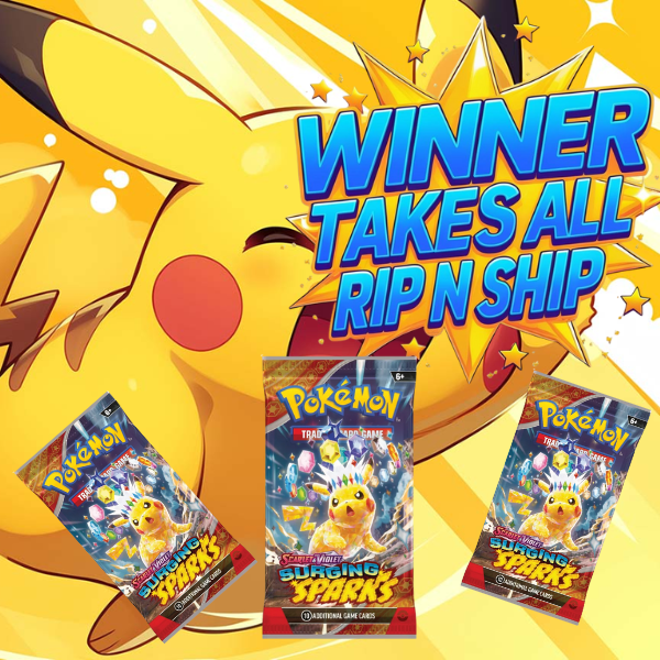 Monday Live Stream - Surging Sparks booster pack