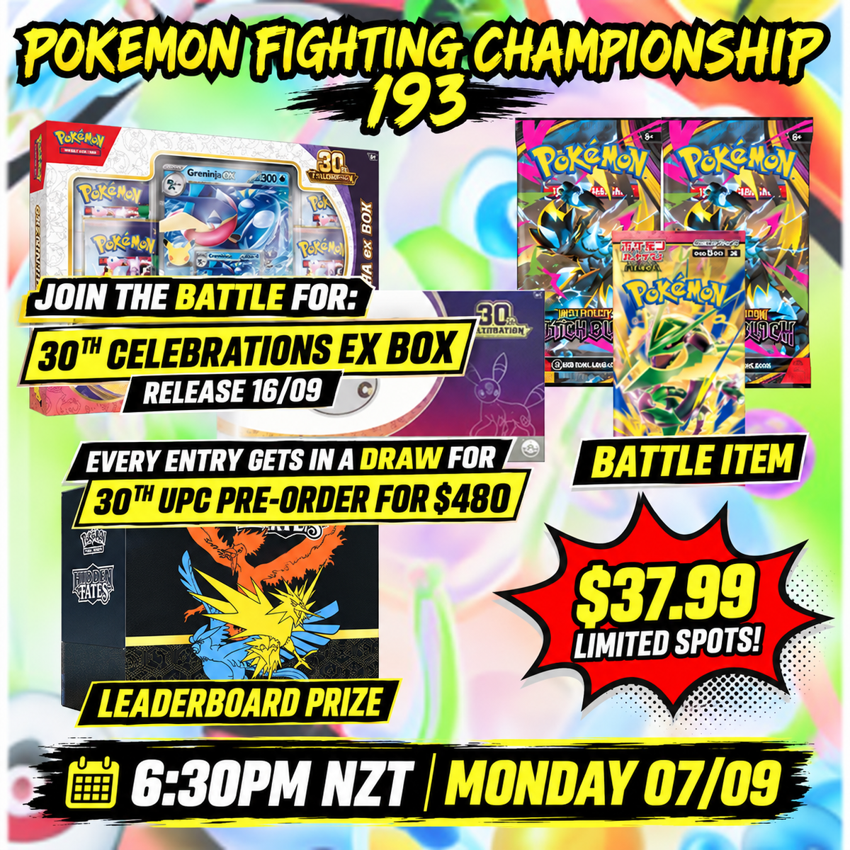 MONDAY NIGHT STREAM – LIVE POKEMON FIGHTING CHAMPIONSHIP 193
