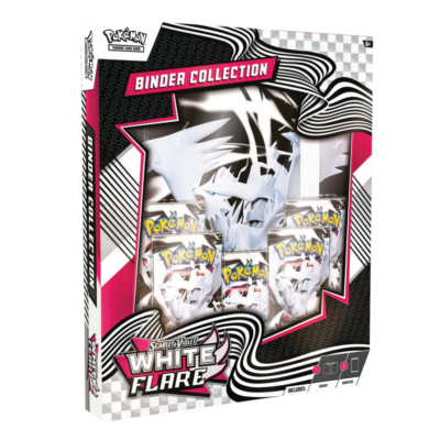 Pokemon TCG Scarlet & Violet White Flare Binder Collection Box