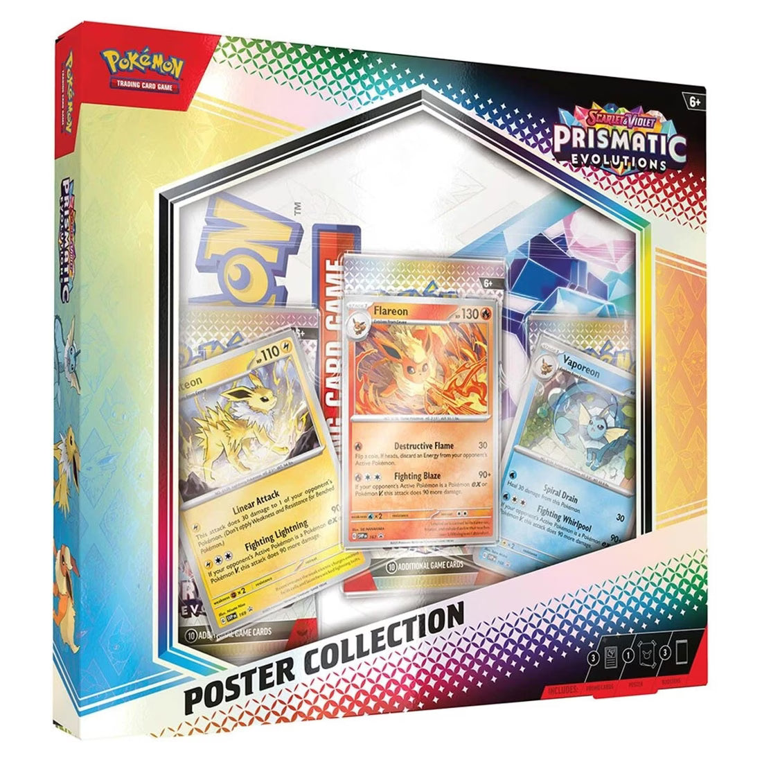 Pokemon Trading Card Game: Scarlet & Violet Prismatic Evolutions Poster Collection