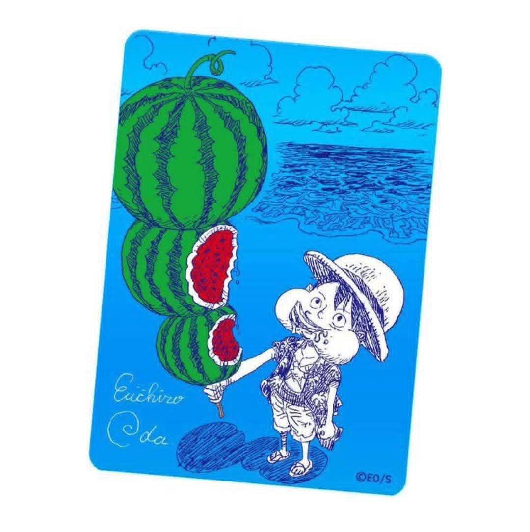 PRE-ORDER – 2nd Batch - One Piece x Eiichiro Oda Luffy Watermelon Card