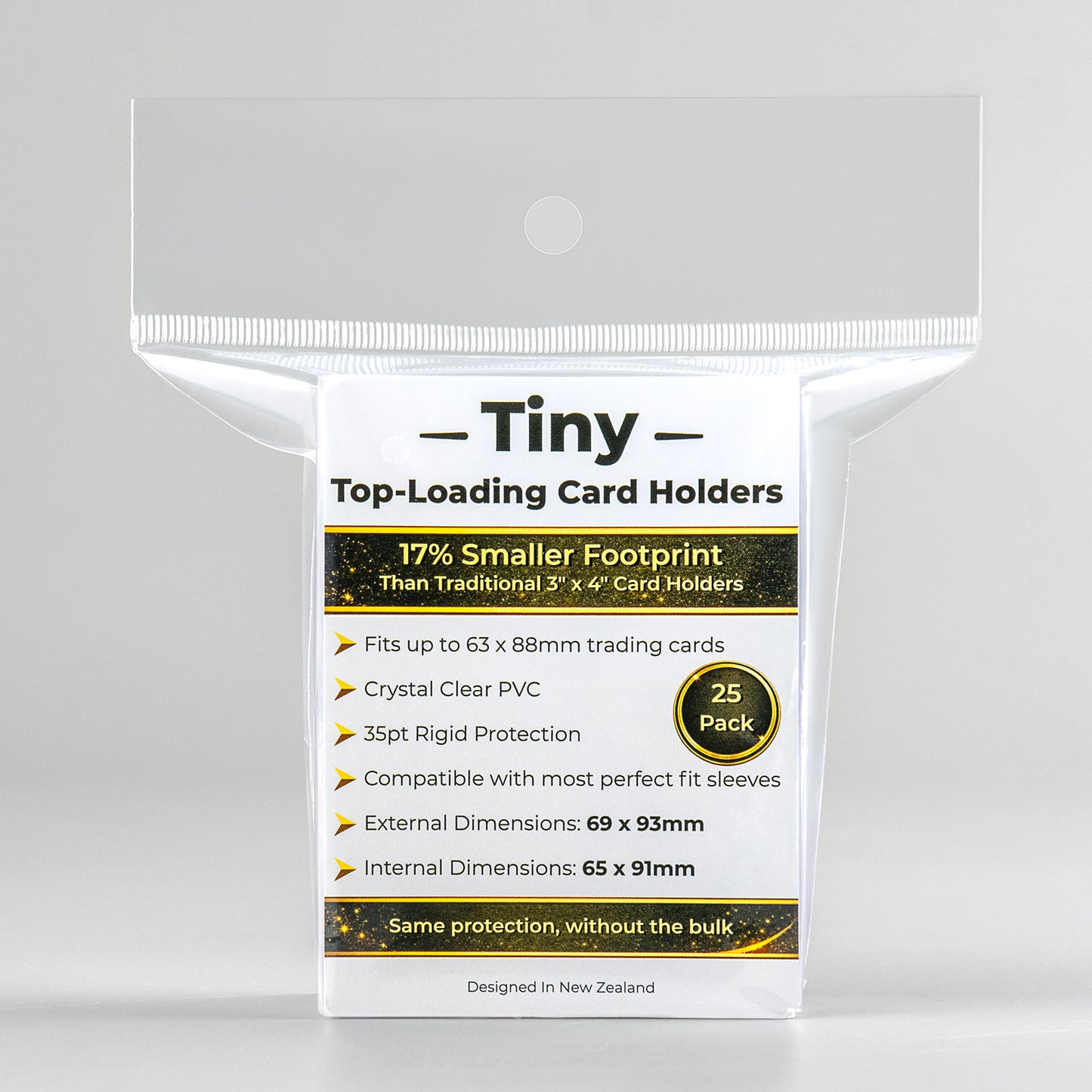 Tiny Top-Loading Card Holders plus Free Sleeves!