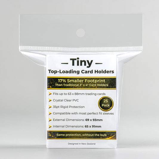 Tiny Top-Loading Card Holders plus Free Sleeves!