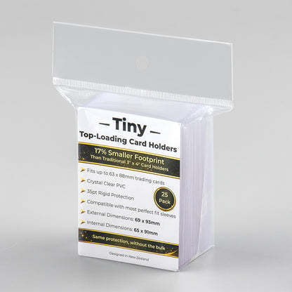 Tiny Top-Loading Card Holders plus Free Sleeves!