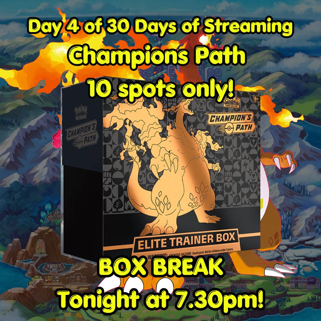 Wednesday Stream Pokemon Champions Path Box Break