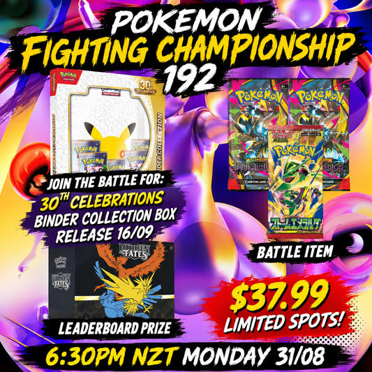 MONDAY NIGHT STREAM – LIVE POKEMON FIGHTING CHAMPIONSHIP 192