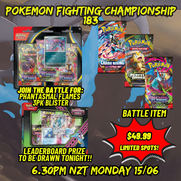 MONDAY NIGHT STREAM – LIVE POKEMON FIGHTING CHAMPIONSHIP 183