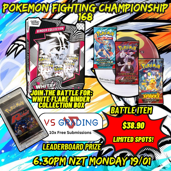 MONDAY NIGHT STREAM – LIVE POKEMON FIGHTING CHAMPIONSHIP 168