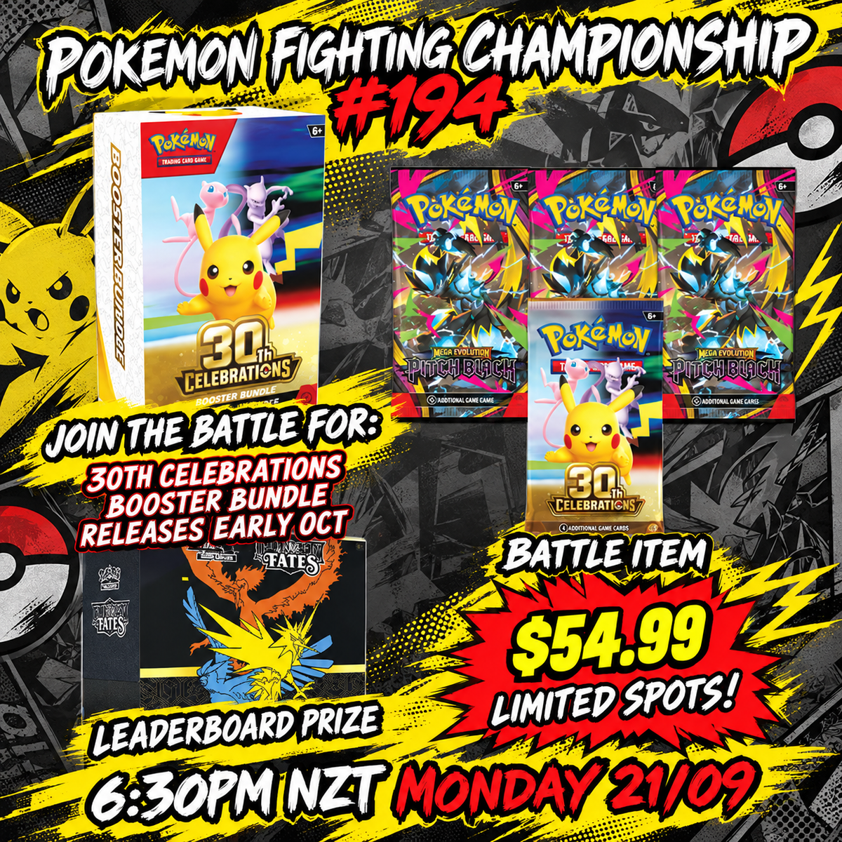 MONDAY NIGHT STREAM – LIVE POKEMON FIGHTING CHAMPIONSHIP 194