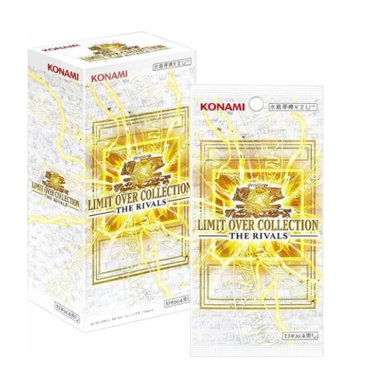 PRE-ORDER : YUGIOH - LIMIT OVER COLLECTION – THE RIVALS - BOOSTER BOX ( Japanese)