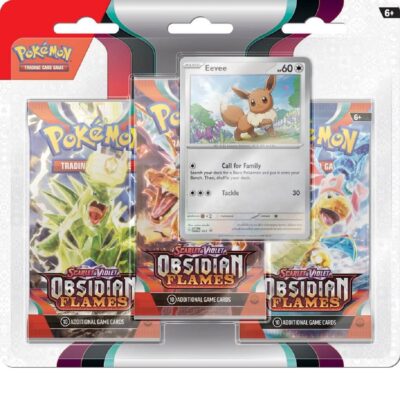 POKÉMON TCG Scarlet & Violet 3 Obsidian Flames Three Booster Blister