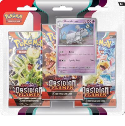POKÉMON TCG Scarlet & Violet 3 Obsidian Flames Three Booster Blister - Image 2