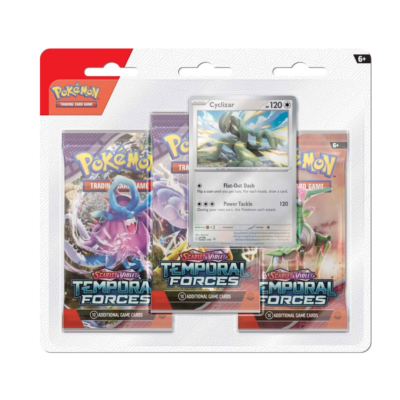 POKÉMON TCG Scarlet & Violet 5 Temporal Forces Three booster blister