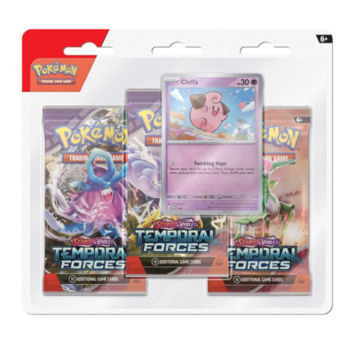 POKÉMON TCG Scarlet & Violet 5 Temporal Forces Three booster blister - Image 2