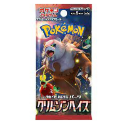 Pokemon Japanese Crimson Haze Booster Pack