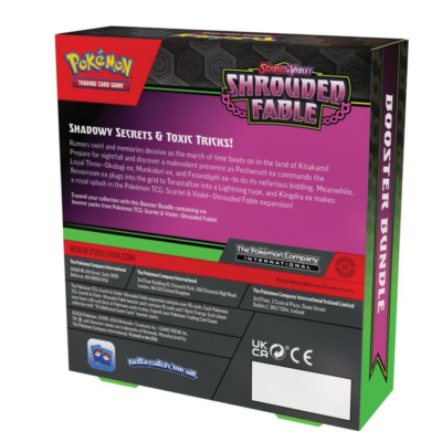 PRE-ORDER: POKÉMON TCG Scarlet & Violet 6.5 Shrouded Fable Booster Bundle - Image 3