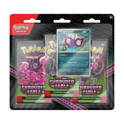 PRE-ORDER: POKÉMON TCG Scarlet & Violet 6.5 Shrouded Fable 3 Pack Blister