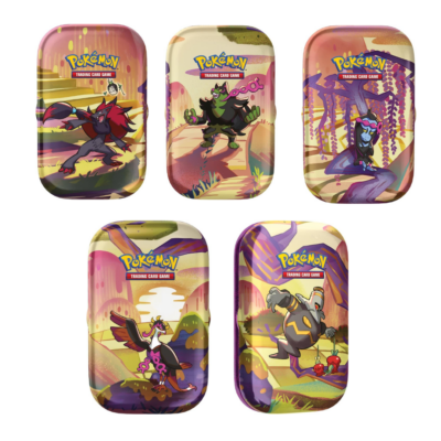PRE-ORDER: POKÉMON TCG Scarlet & Violet 6.5 Shrouded Fable Mini Tin - Image 2