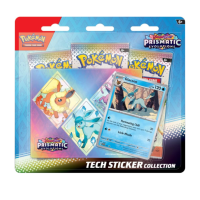 PRE-ORDER : POKÉMON TCG Scarlet & Violet 8.5 Prismatic Evolutions Tech Sticker Collection - Image 2