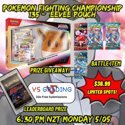 STREAM - LIVE POKEMON FIGHTING CHAMPIONSHIP 135 - Eevee Pouch
