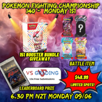 STREAM - LIVE POKEMON FIGHTING CHAMPIONSHIP 140 - MONDAY 151