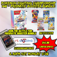 STREAM - LIVE POKEMON FIGHTING CHAMPIONSHIP 148 - Prismatic Booster Bundle