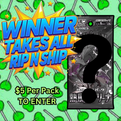 LIVE STREAM MONDAY- Japanese Pokémon Mystery Pack - Winner takes all